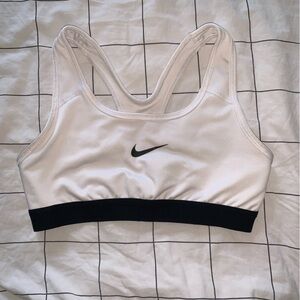 Nike Black and White Sports Bra